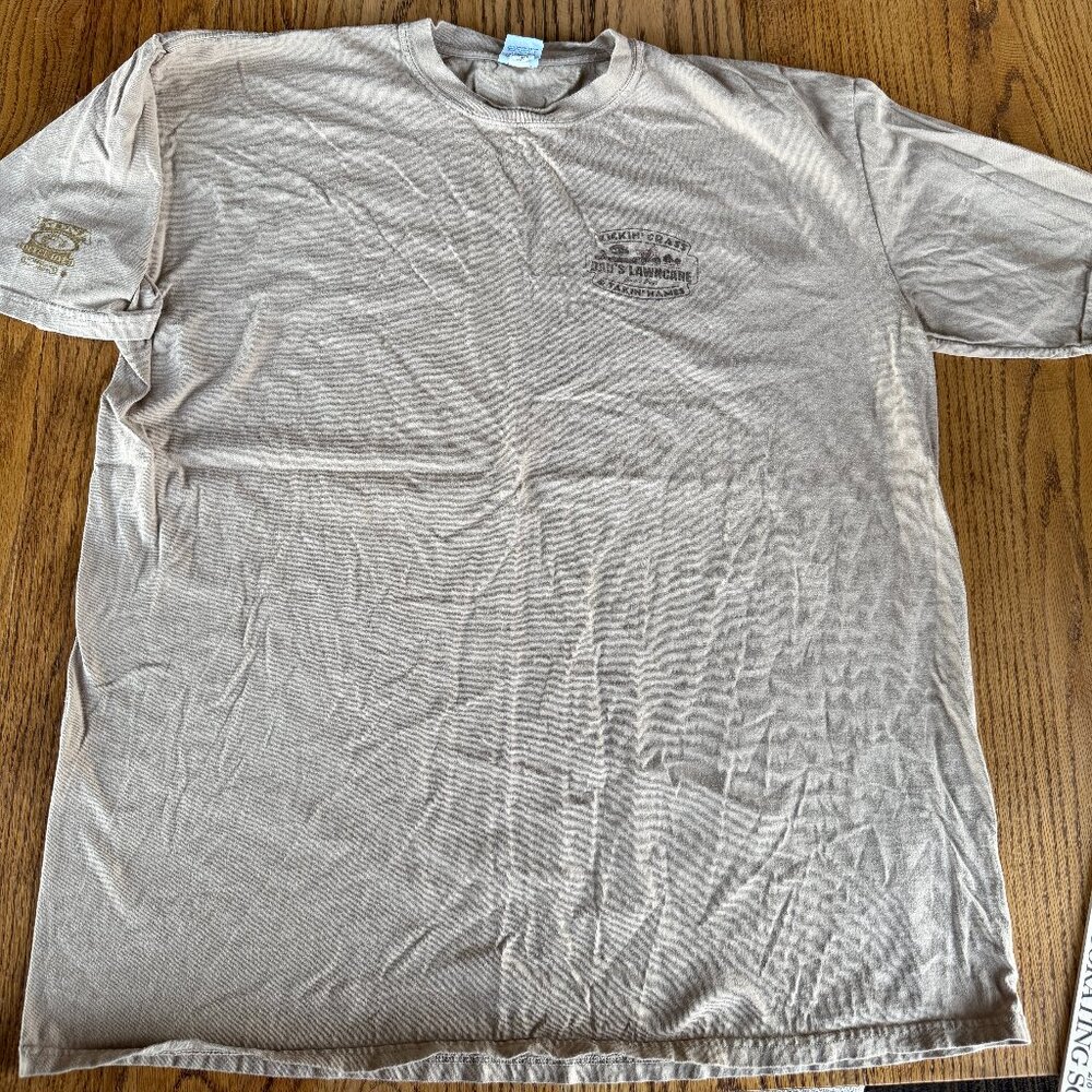 Crazy Shirts - Dad's Lawncare - Coffee Dyed